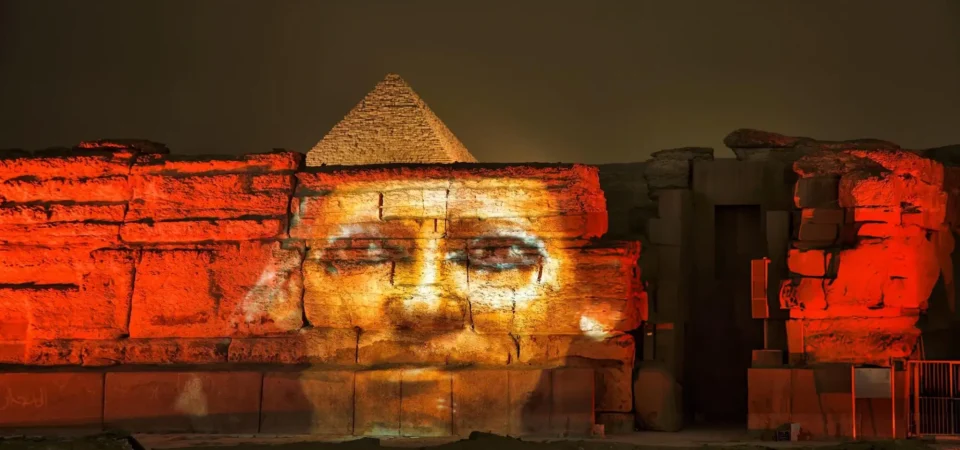 Spectacle son et lumière des Pyramides de Gizeh